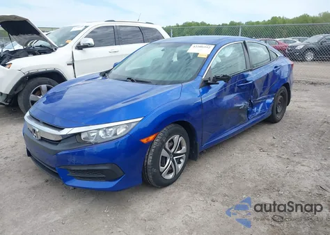 2018 Honda Civic Lx из США, поврежденный, VIN 19XFC2F52JE043733